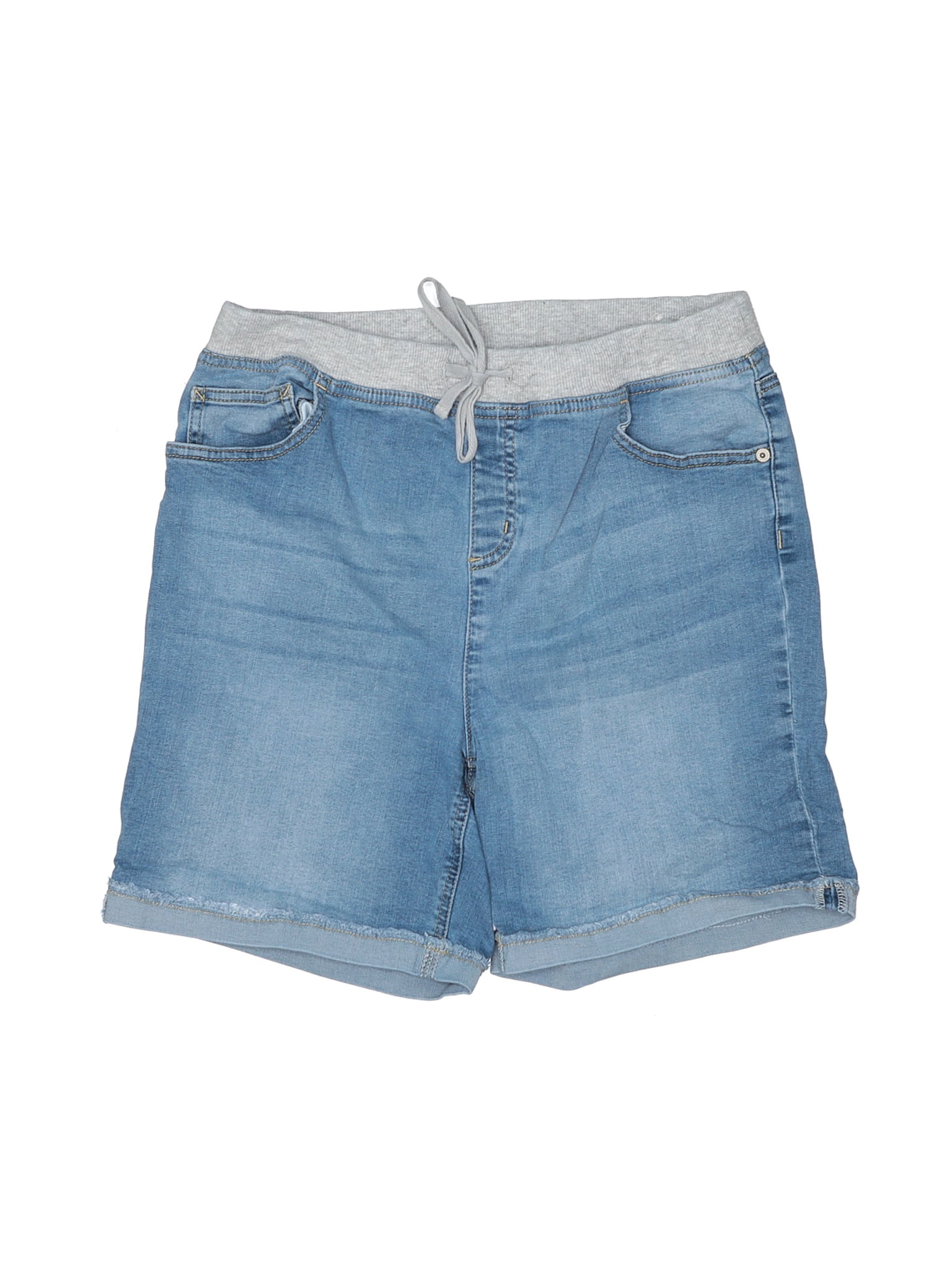 jean shorts with bow