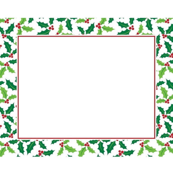 Creative Converting Holly Placemats, 12 ct