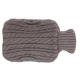 thumbnail image 1 of Hot Water Bag,Hot Water Bottle Rubber Hot Compress Reduce  Leakproof Safe Portable Injection Water Bag with Knitted Cover, 1 of 7