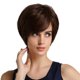 thumbnail image 4 of Pelucas rectas cortas para mujeres de cabello humano de 10 pulgadas Peluca Marron oscuro Sunnimix Peluca natural de cabello humano para mujer, 4 of 8