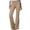 F429 Khaki, variant on Likimi Pants Women High Waist Solid Color Wide Leg Comfortable Trousers With Pockets Khaki Size S