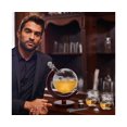 thumbnail image 2 of Handcrafted Glass Sailing Ship Whiskey Decanter Alcohol Decanter, 2 of 4