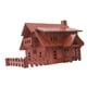 thumbnail image 1 of Rompecabezas 3D, arquitectura, decoración del hogar, artesanía creativa, kits de modelos de casa de madera, rompecabezas, capacidad práctica, fácil moderna Hugo construcción de rompecabezas, 1 of 10