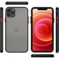 thumbnail image 4 of Case for iPhone 11 Pro Max Thin Shockproof Phone Case PC Back TPU Bumper [Protect from Fingerprint/Shock/Scratch/Slip] Translucent Matte Phone Cover for iPhone 11 Pro Max-Green, 4 of 9