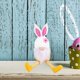 thumbnail image 4 of Schwedischer Zwerghase Osterhase Puppe Langbeiniger Hase Bewegliche Puppe Frhlingspuppe Ostern Dekoration (gelb), 4 of 5