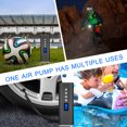 thumbnail image 4 of Amdohai Portable Tire Inflator Air Compressor Hand Held Tire Pump 150PSI 2000mAh LCD Display with LED Light 4 Nozzles For Car Bicycle Tires Ball and Other Inflatables, 4 of 8