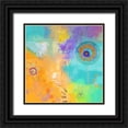 thumbnail image 1 of Auda, Christine 20x20 Black Ornate Wood Framed with Double Matting Museum Art Print Titled - Flouncy Flower, 1 of 4