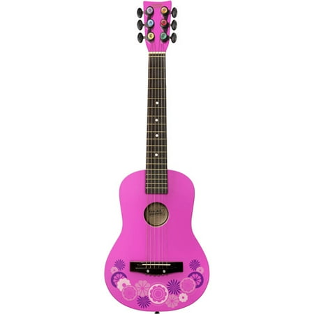 Purple Flowers Designer Guitar