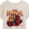 thumbnail image 3 of Marvel Deadpool - Lady Deadpool - Women's Oversized Graphic T-Shirt, 3 of 5