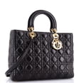 thumbnail image 2 of Pre-Owned Lady Dior Bag Cannage Quilt Lambskin Large By Rebag, 2 of 7