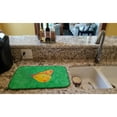 thumbnail image 2 of Butterfly Orange on Green Dish Drying Mat, 2 of 7