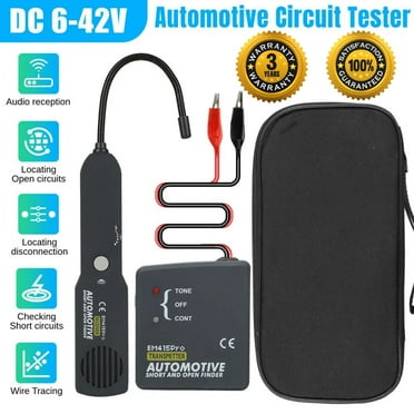 6~42V Digital Automotive Wire Finder Short Open Circuit Tester Cable Car Scanne