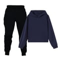 thumbnail image 1 of Cowsor Little Girls Outfits 2 Piece Toddler Long Sleeve Sweatshirt Leggings Pants Clothing Set, 1 of 5