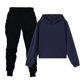 thumbnail image 1 of Conjunto de sudadera y pantalón unisex de manga larga con capucha para niños de 3 a 15 años, conjunto de dos piezas, ropa deportiva informal de poliéster para niños., 1 of 5