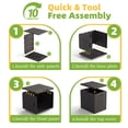 thumbnail image 2 of fazzn 30 Gallon Resin Deck Box Waterproof Outdoor Storage Box for Patio Furniture Pool Accessories Indoor Storage for Cushion Garden Tools (Black), 2 of 7