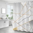 thumbnail image 1 of TIMIFIS Shower Curtain Polyester Shower Curtain, Design and Polyester, Weighted Hem, Shower Curtains Set for Bathroom ，Abstract Modern Ink Shower Curtain Shower Curtain Liner, 1 of 5