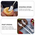 thumbnail image 4 of 6pcs Kids Spoons Baby Feeding Tools Baby Stainless Steel Feeding Spoons, 4 of 5