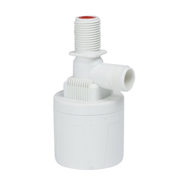 Válvula de flotador de plástico de 1/2 3/4 1 pulgada para tanque de agua/reposición de agua automática de torre