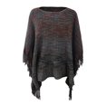 thumbnail image 4 of Babysbule Hauts pour Femmes Grande Taille Liquidation Femme Cape à Franges Chandail Rayé Blouse à Franges, 4 of 4