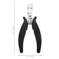 thumbnail image 2 of PTOOTP Square Jaw 1Pack Black Hair Extension Pliers for Precise Styling Needs, 2 of 7