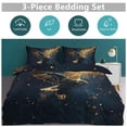 thumbnail image 5 of 3 Pcs Soft Bedding Set, Includes 1 Duvet Cover with Zipper And 2 Pillow Shams,A Powerful Eagle (1) Queen(90"×90"), 5 of 8