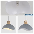 thumbnail image 5 of Kiven H Track Pendant Lightning, 1 Light Modern H Track Lighting Iron Pendant Lights with Iron Shade,E26 Socket(Bulb Not Included), 5 of 7