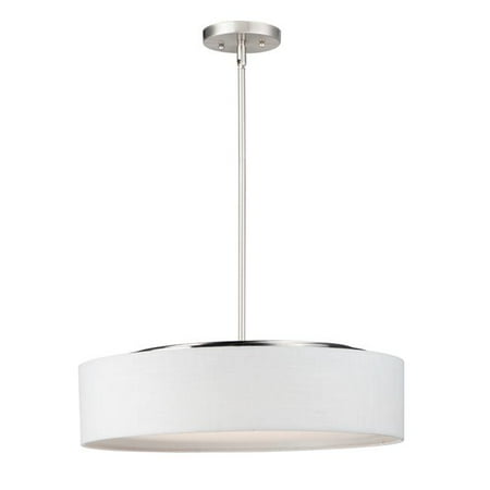 

Maxim 10226WLSN 20 in. Prime LED Single Pendant Ceiling Light Satin Nickel