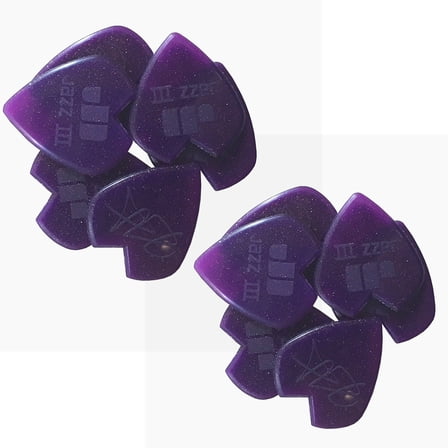 Dunlop Guitar Picks Kirk Hammett Custom Jazz III Purple Sparkle 47PKH3NPS 12 Picks