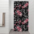thumbnail image 2 of Pioneer Flower Floral Print Pattern Shower Curtain 36"x72" ,Bathroom Decorative Shower Curtains Set with 12 Hooks,Modern Waterproof Washable Shower Curtain, 2 of 6