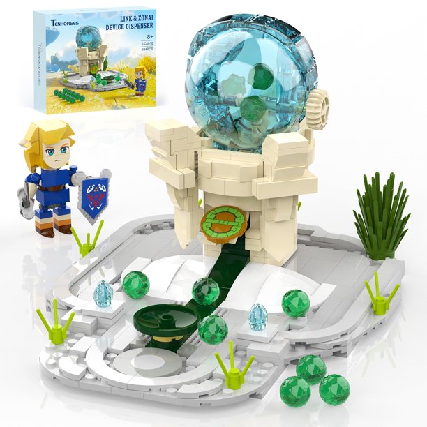 Set de construcción de juguete Tenhorses Link Dispensador Zonai 494 piezas