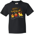 thumbnail image 3 of Inktastic Happy Thanksgiving Turkey Train with Food Youth T-Shirt, 3 of 5
