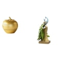thumbnail image 1 of Escultura de frutas,Figura decorativa de fruta para decoración del hogar,Escultura de estatua decorativa de resina,Figura de escritorio,Estante de estatua de pavo real para, 1 of 8