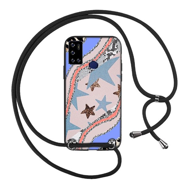 Funda con cordón para teléfono, carcasa con Collar para modelo 1B, 2020, 5002D, 1A, 1C, 2019, 1L, 1S, 3L, 1SE, 1V, 1X, 2018, 3X Fivean unisex