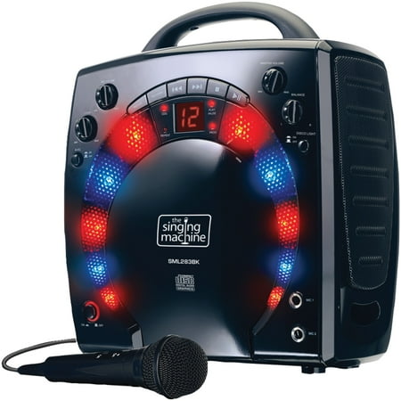 The Singing Machine SML283BK Portable Karaoke Systems (Best Karaoke Machine For Adults)