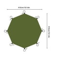 thumbnail image 7 of yotijay Waterproof Octagonal Tent Footprint Camping Tarp Hammock Shelter Water Resistant with 8 Ground Nails, 7 of 7
