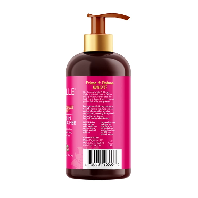 Mielle Organics Pomegranate & Honey Moisturizing, Detangling, Nourishing Leave-In Hair Conditioner 12oz - Walmart.com Mielle Organics Pomegranate & Honey Moisturizing, Detangling, Nourishing Leave-In Hair Conditioner 12oz - Walmart.com