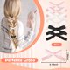 thumbnail image 3 of Guardurnaity 6 pack/lote horquilla con lazo elegante con textura de alta gama pinzas para el cabello clásicas y de moda para niñas Accesorio para el cabello, 3 of 6