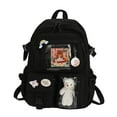 thumbnail image 4 of HJYCHN School Backpacks for Girls Cute Casual Daypack for Toddler Girls Kids School Supplies School Backpack Black One Size, 4 of 4