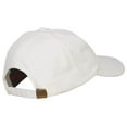 thumbnail image 4 of Mini Lips Embroidered Washed Cap - White OSFM, 4 of 5