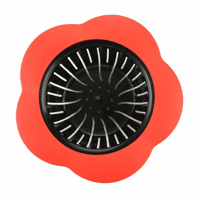 Kearding Filtro de filtro de fregadero TPR de silicona en forma de ciruela, tapón de agua, tapón de desagüe para el suelo, tapón para bañera, Type6 NO6 Kearding JJ17706-01