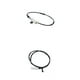 thumbnail image 1 of Par Cable Delantero / Trasero de Sensor de de Pastillas de para Coches, 1 of 9