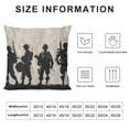 thumbnail image 6 of COMIO Pillow Cases American Military Soldiers Pillow Case 4th of July Decorations Throw Farmhouse Pillowcase  Cushion Case Pillow Case Farmhouse Rustic Cushion Case for Sofa Couch White, 6 of 6