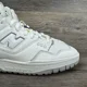 thumbnail image 5 of New Balance 650 Shoes Men White Grey High Top Sneakers Size 12 Lace up BB650RVW, 5 of 6