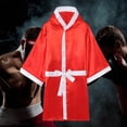 thumbnail image 6 of Naierhg Boxing Robe Silky Comfortable Loose Fit Long Sleeve Hooded Show Nylon Muay Thai Boxing Robe Boxing Performance, 6 of 8