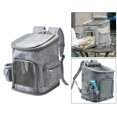 thumbnail image 4 of para mascotas para medios perros transpirables Mal transpirable Bolsa de mensajería plegable para viajes Senderismo y - Gris Colco Transportín de viaje para mascotas, 4 of 8
