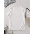 thumbnail image 3 of Fashionable Cartoon Cow Print Women'S Casual Sports T-Shirt, 3 of 5