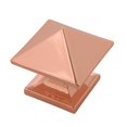 thumbnail image 1 of Hickory Hardware P3015-CP 1.25 in. Studio Collection Knob, Polished Copper, 1 of 1