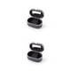 thumbnail image 4 of Sonducket Joyas para mujer, pendientes, anillos, caja de almacenamiento de cuero PU con espejo, bolsa de maquillaje, estuche para niña, Negro 2Conjunto, 4 of 6