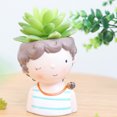 thumbnail image 3 of 2pcs resina niña niño bonsai Sunnimix Maceta de resina para niños, 3 of 7
