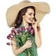 thumbnail image 1 of Sombrero de paja con cordón para el cuello plegable--Rose Red Sailing Electrónica, 1 of 1
